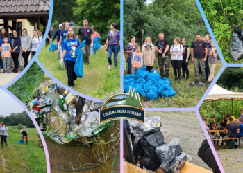 Aktywnie sprzątali brzeg rzeki Czarnej – inicjatywa proekologiczna